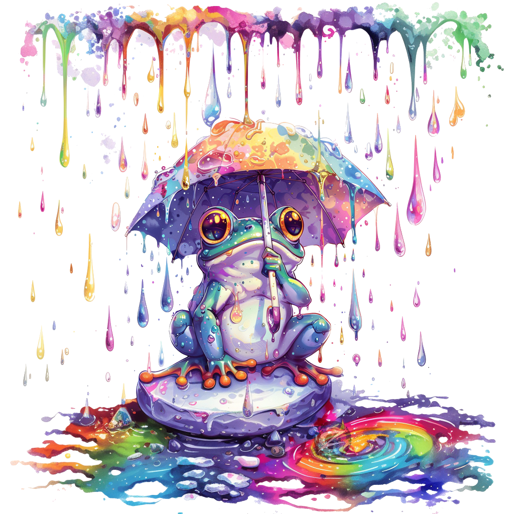 Rainy Day Rainbow Frog