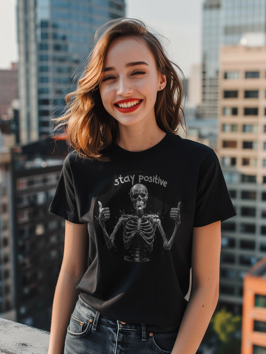 Stay Positive Skeleton